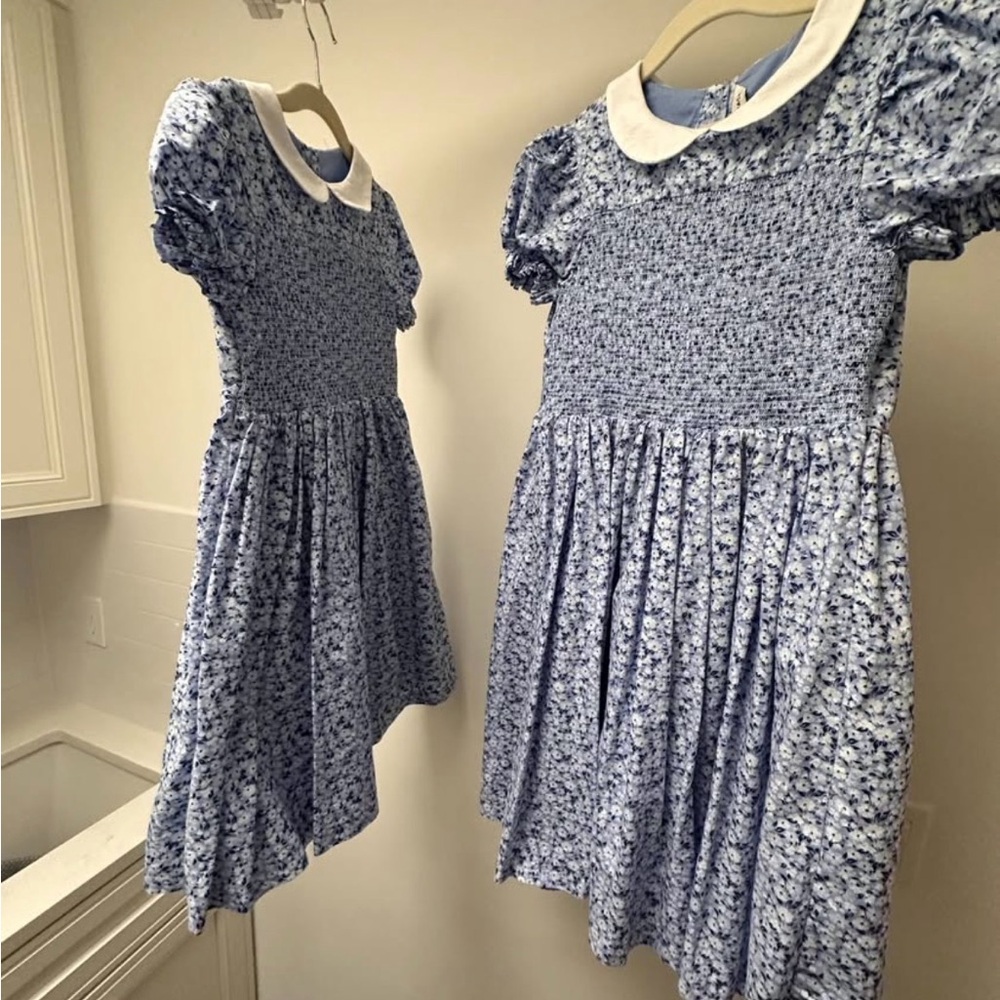 Janie & Jack Blue Floral Kids Dress - Perfect for Spring & Easter 🌸🐣🐰